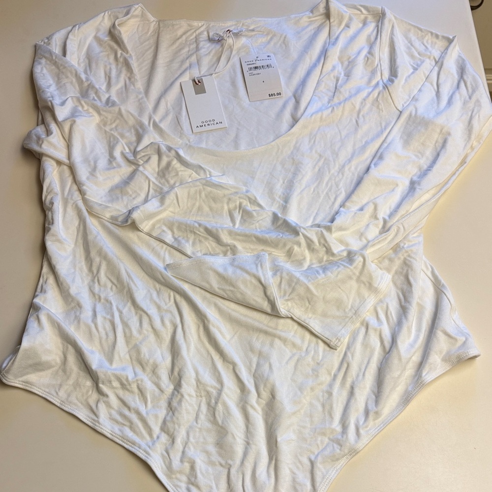 Good American Long Sleeve Bodysuit Size 6/2-3X